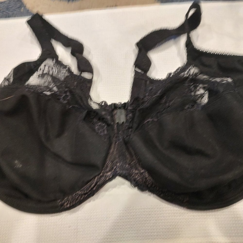 Elomi Black Lace Underwire Bra